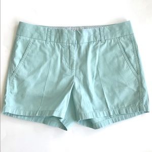 J.CREW 4” CHINO Broken-In Shorts ~ MISTY GREEN
